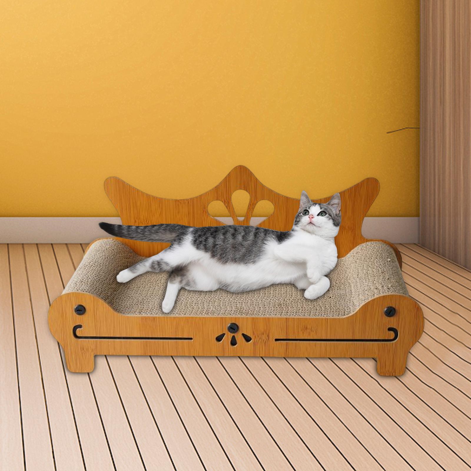 Cat Scratch Sofa， Cat Scratcher Pad ，Protect Carpets and Sofas Interactive Toy