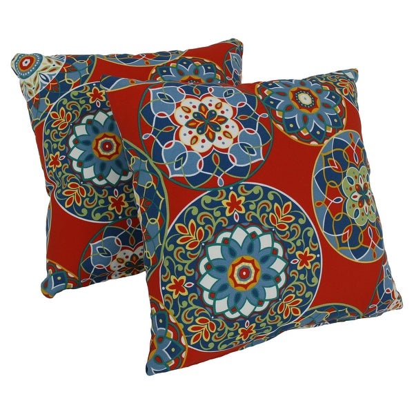 17-inch Outdoor Throw Pillows (Set of 2， Multiple Patterns)