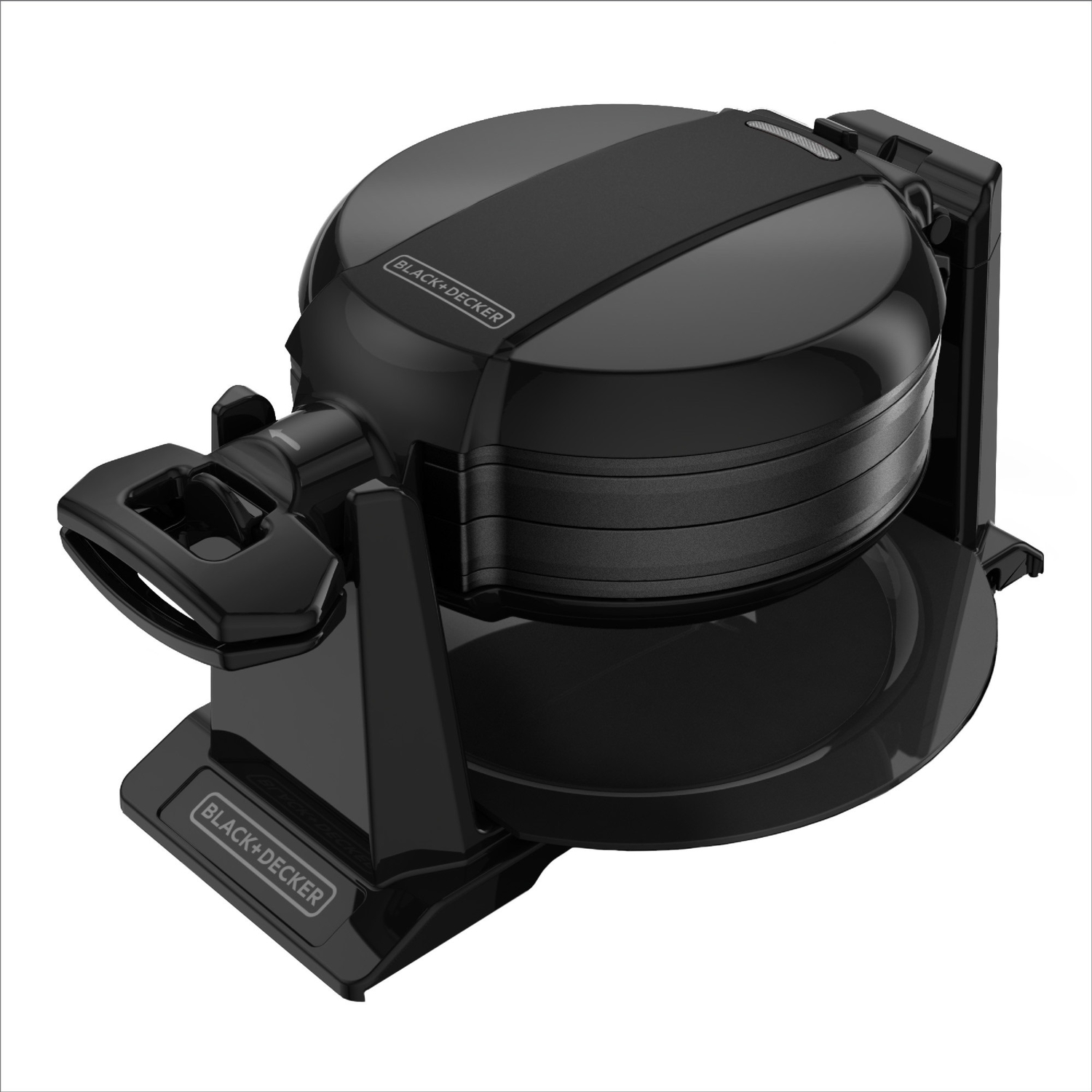 Black+Decker 2 waffle Black Metal Waffle Maker