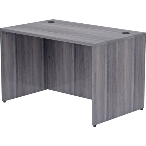 Lorell Weathered Charcoal Laminate Desking Desk Shell (69548)