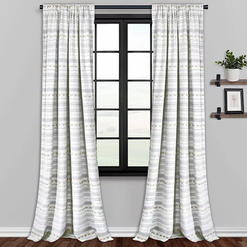 B. Smith Paige Lined Total Blackout Window Curtain Panel