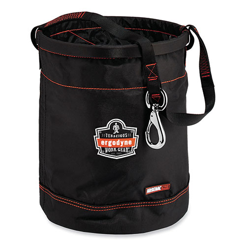 Ergodyne Arsenal 5970 Swiveling Hook Nylon Hoist Bucket | 100 lb， Black | EGO14970