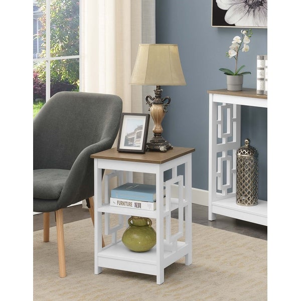 Porch and Den Woodmere Contemporary Square End Table