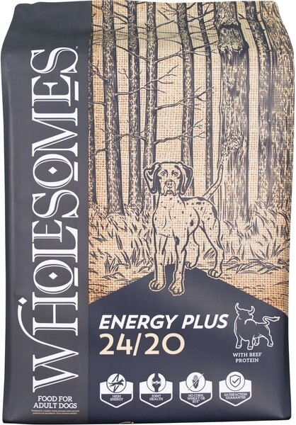 Wholesomes Energy Plus 24/20 Dry Dog Food， 40-lb bag