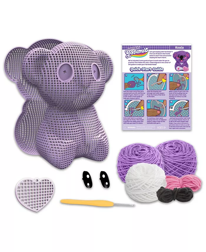 PLAYMONSTER LatchSets Yarnimals Koala Toy