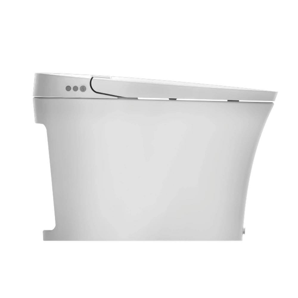 FINE FIXTURES 12 in. Rough-In 1-piece 1.11.6 GPF Dual Flush Elongated Toilet in White Seat Included ST2W