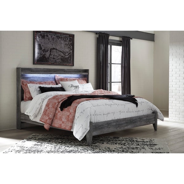 Signature Design by Ashley Baystorm Smoky Gray Panel Headboard - - 21642746