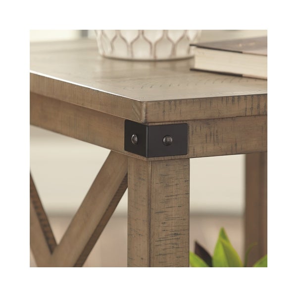 Aldwin End Table - Gray