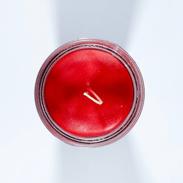 Jar Candle Vanilla Red Continental Candle