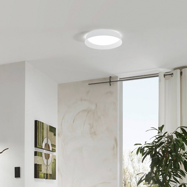 Led 1 light Palomaro Glass Pendant White Eglo