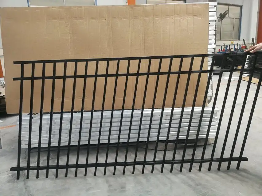 factory direct cheapest Heavy duty aluminum horizontal fencing screen High Quality metal garden fence panel