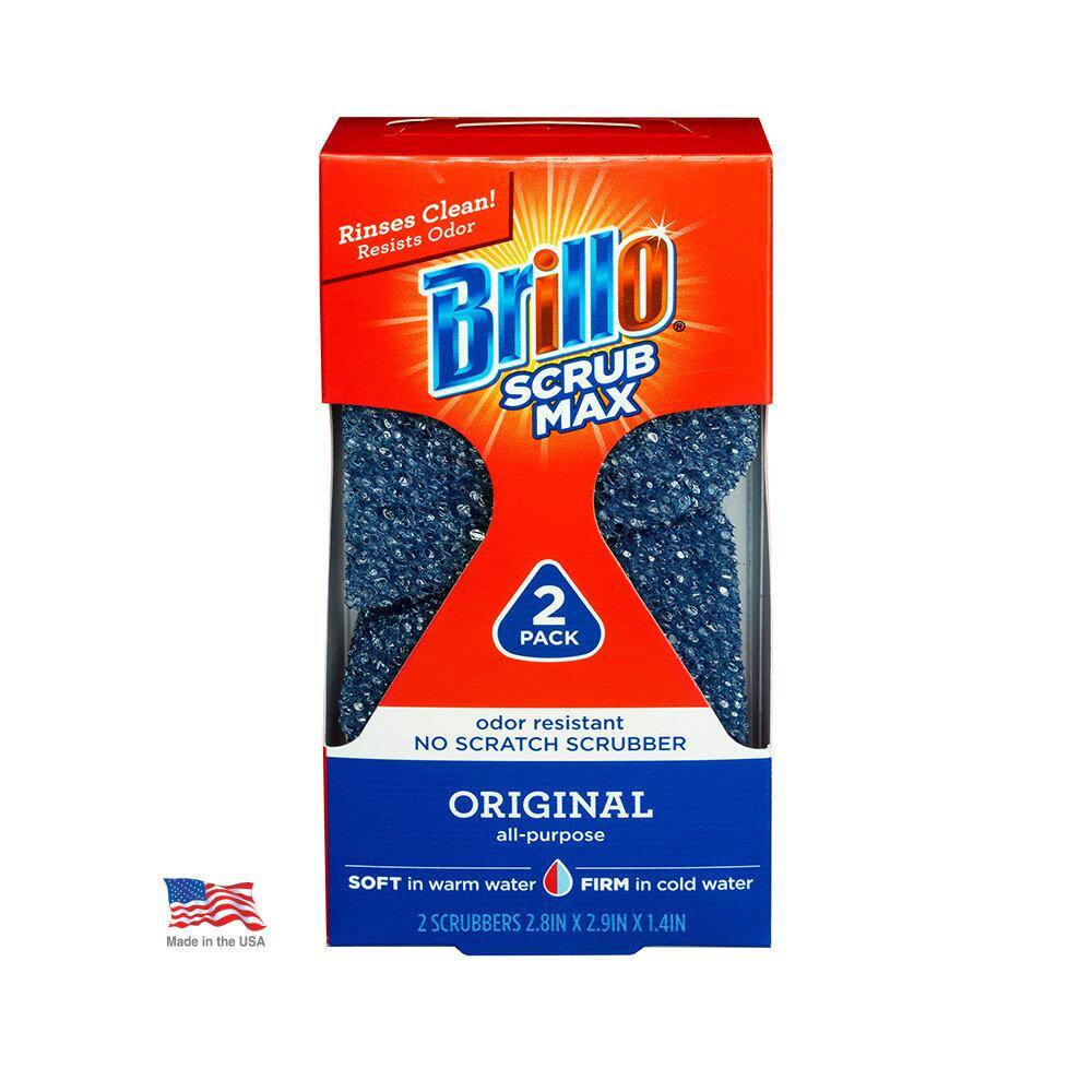 Brillo Scrub Max All-Purpose Sponge (2-Count Case of 6) 24826