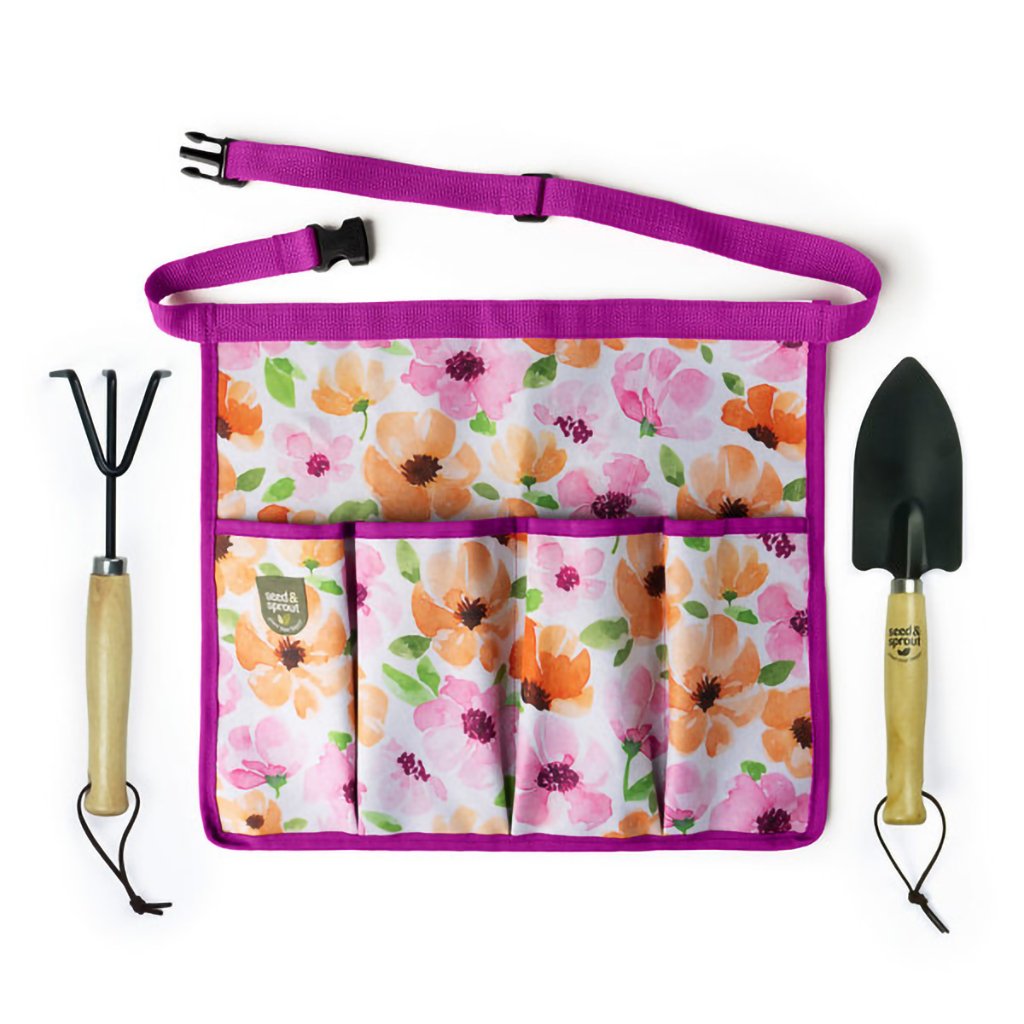 DM Merchandising  Seed & Sprout 3-Piece Gardening Set in August Bloom