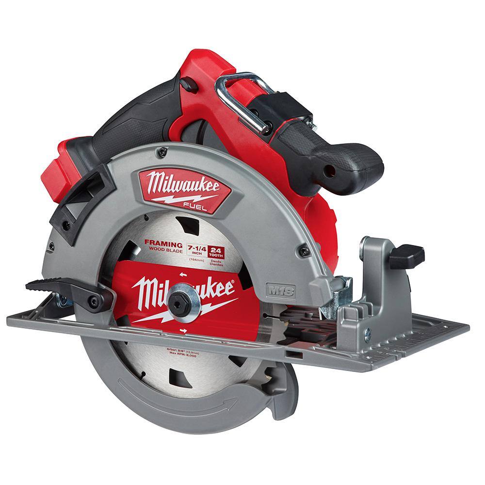 MW M18 FUEL 18V Lithium-Ion Cordless 7-14 in. Circular Saw W HIGH OUTPUT XC 8.0Ah Battery 2732-20-48-11-1880