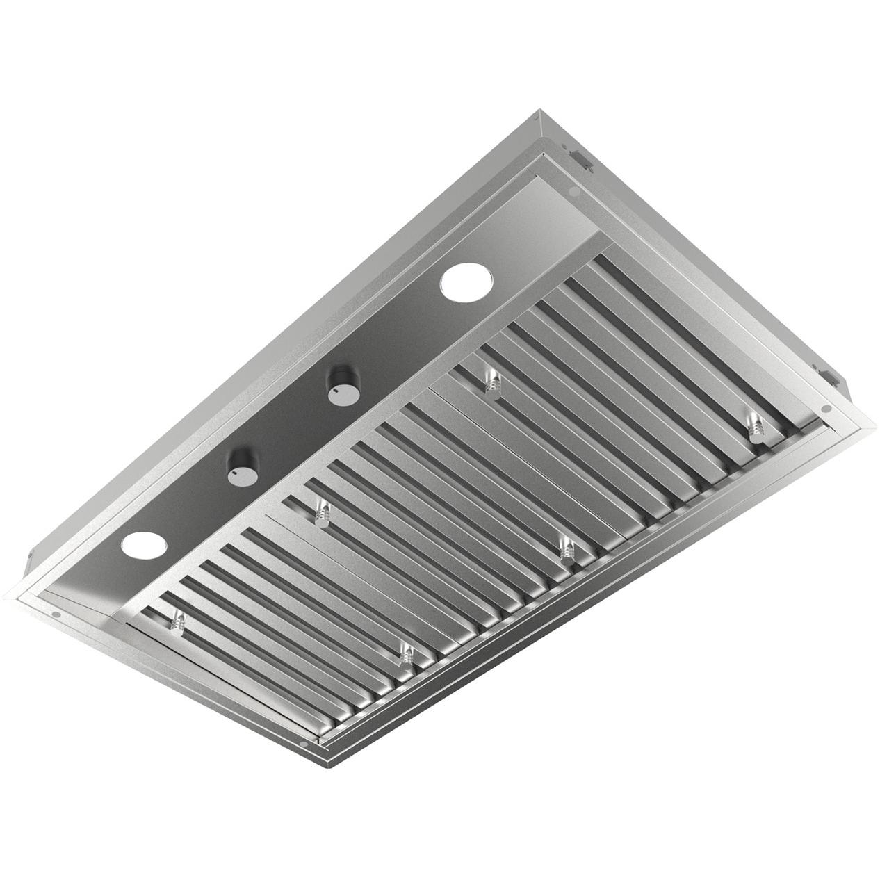 Faber 48-inch Inca Pro Plus insert Range Hood INPL4819SSNB-B