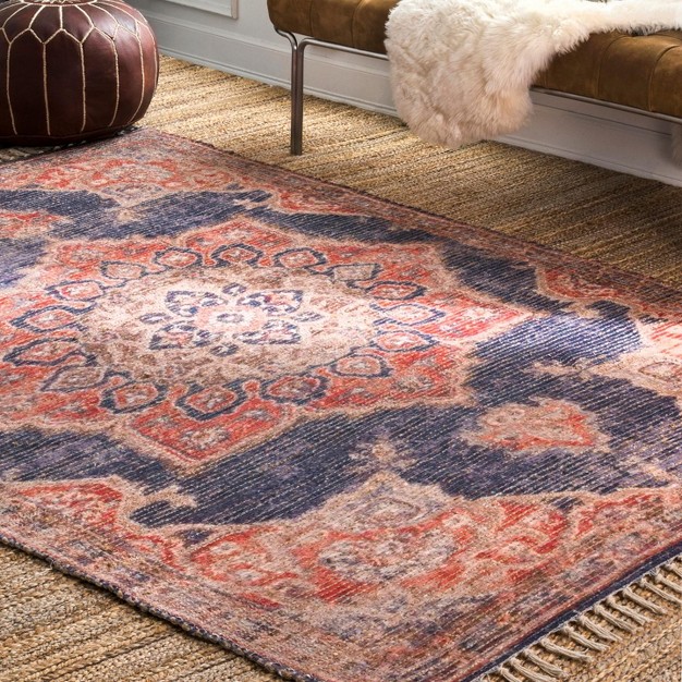 Nuloom Flatwoven Nikki Tassel Area Rug