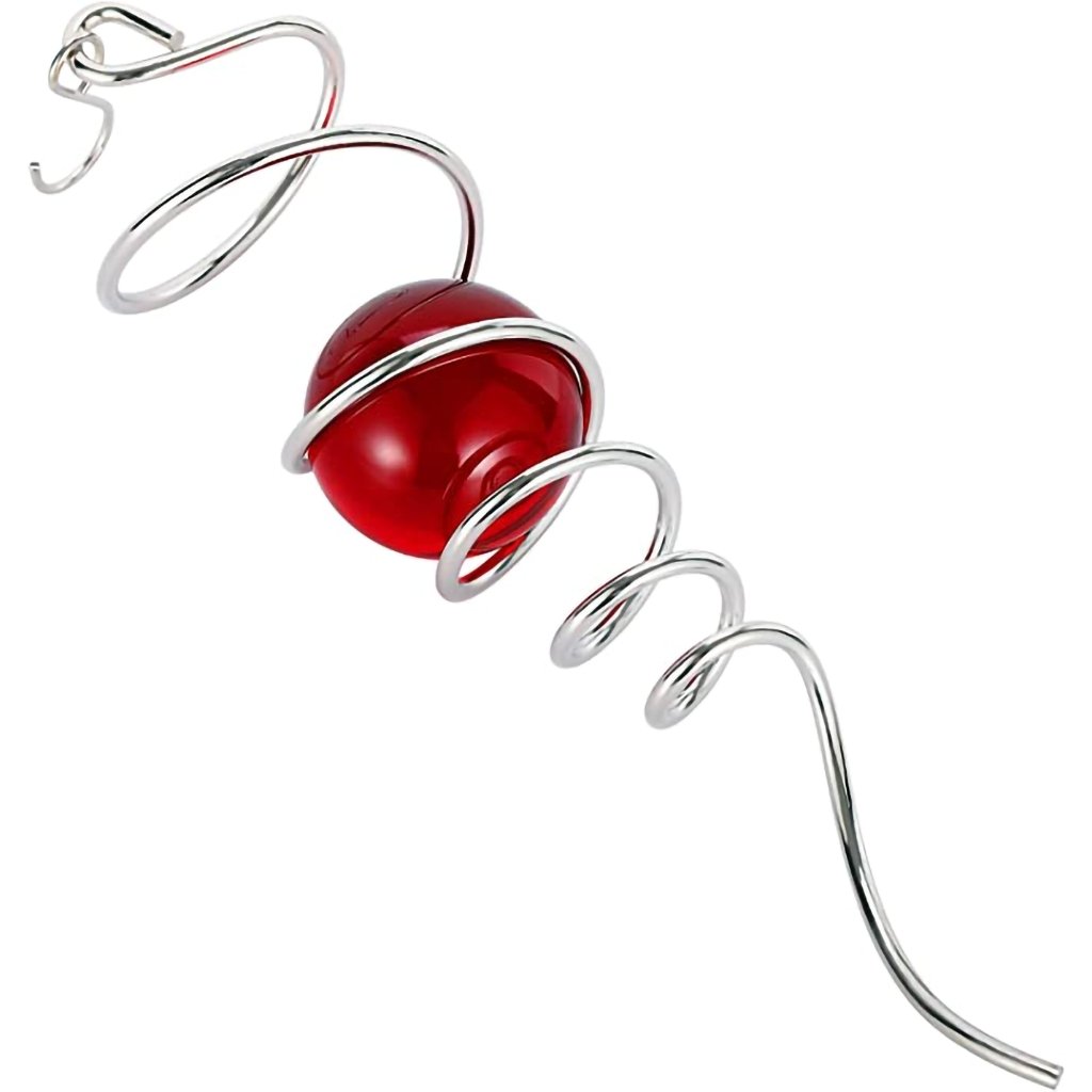 Spinfinity  Spiral Tail-Silver/Red