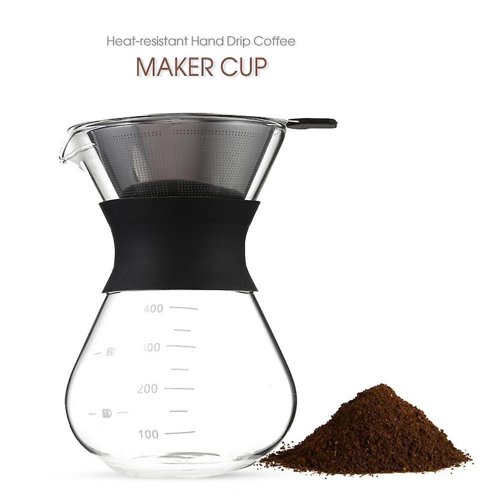 One-piece coffee drip pot