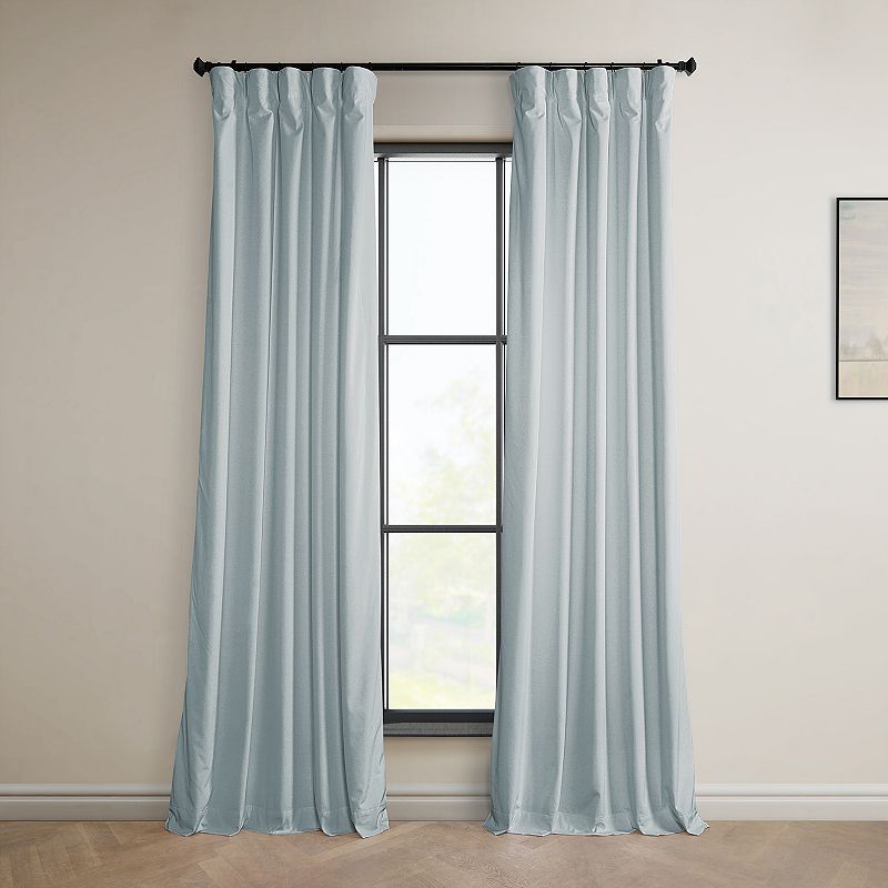 EFF 1-Panel Heritage Plush Velvet Curtain