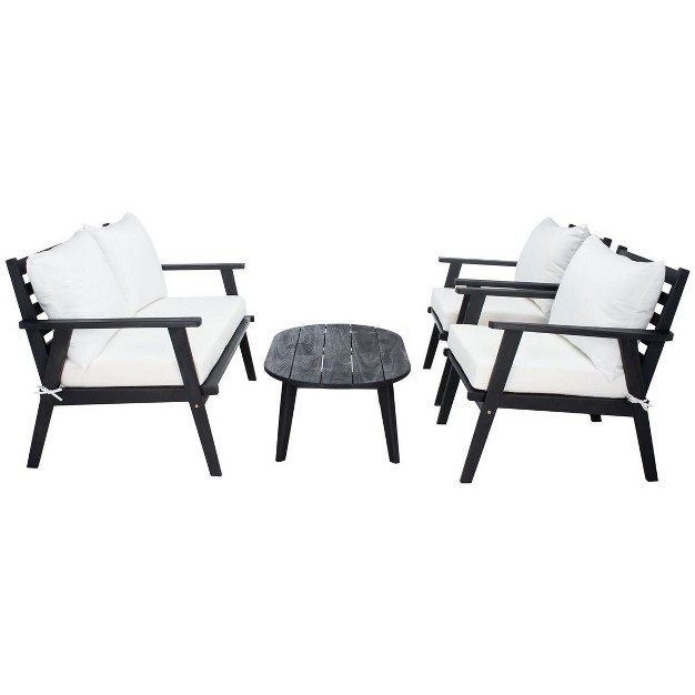 Deacon Patio Outdoor Living Set Safavieh