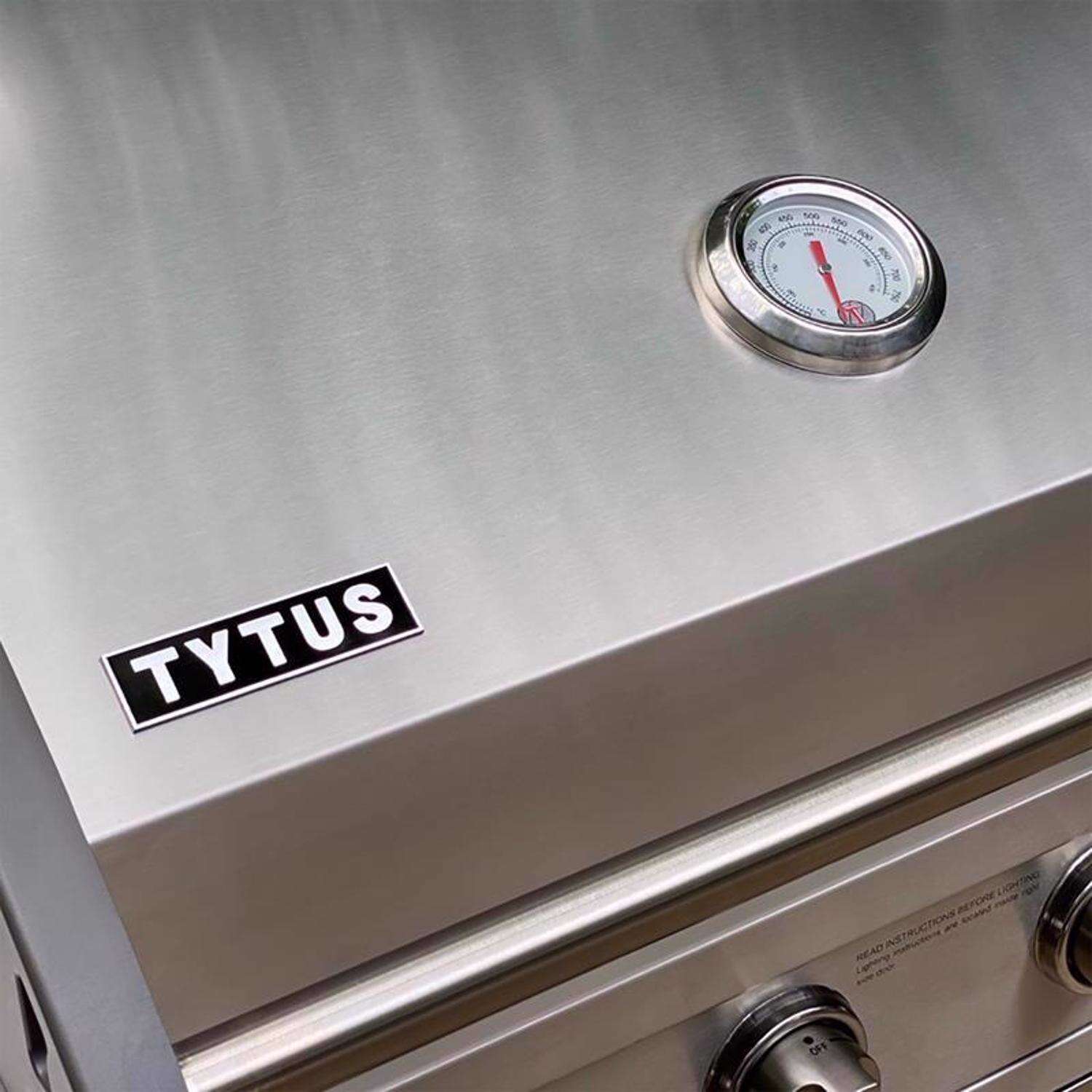 TYTUS 4 Burner Liquid Propane Grill Silver