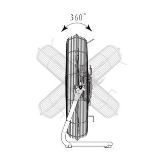 Commercial Electric 20 in. 3-Speed High Velocity Floor Fan SFC1-500B