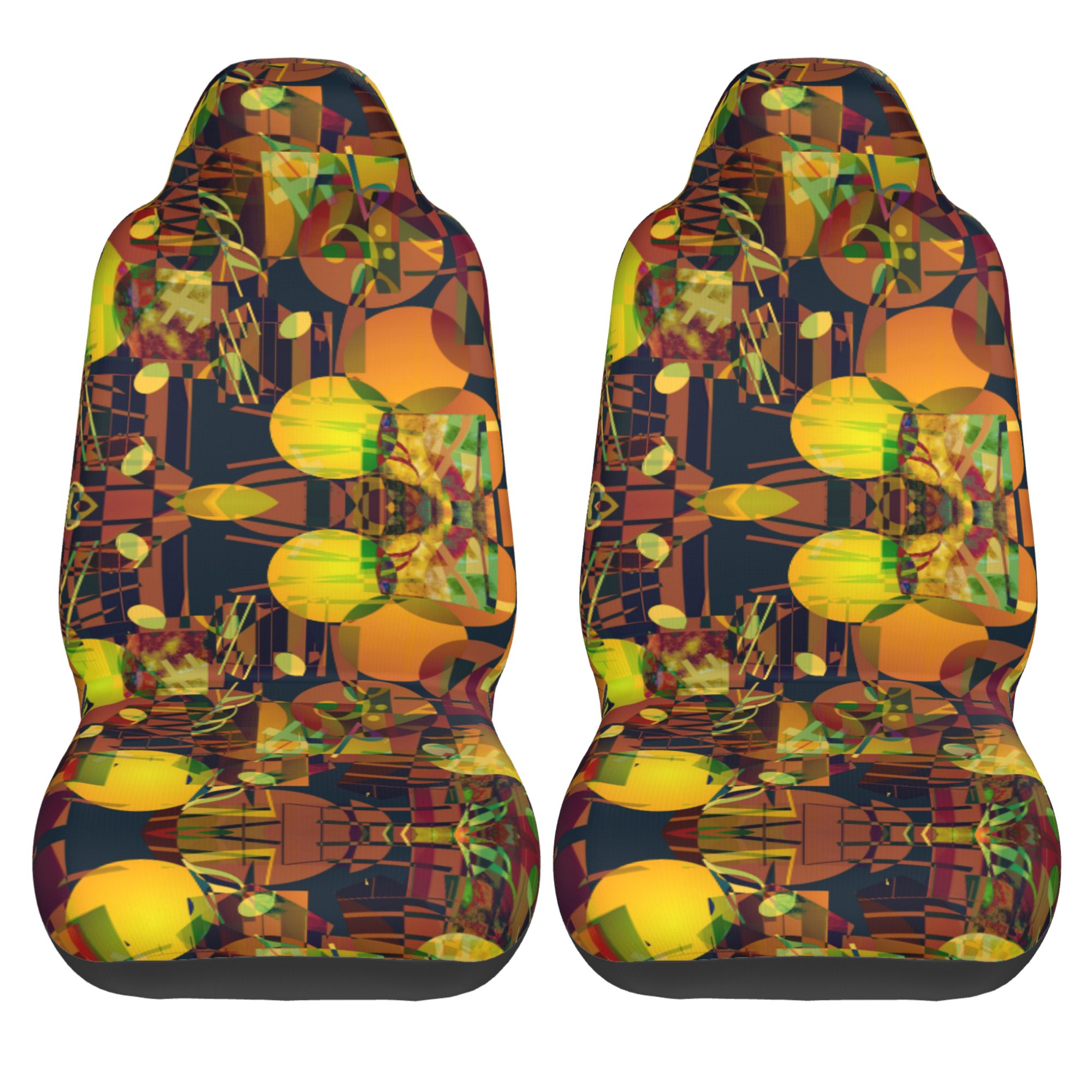 ZICANCN Car Seat Cover Retro Abstract Notes Car Front Seat Covers Protectors ， Automotive Seat Covers for Cars Trucks Suv