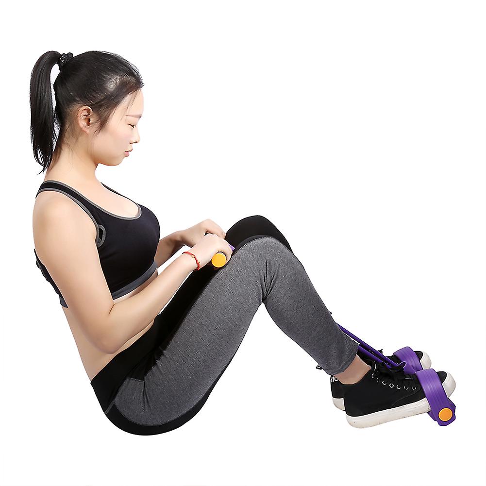 Durable Elastic Strength Resistance Tape Exercise Training Fitness Tool(purple)