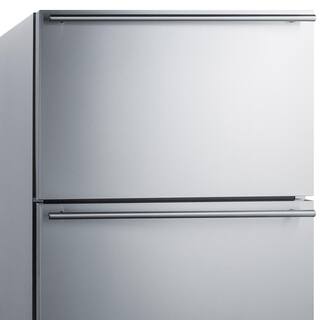 Summit Appliance 3.5 cu.ft. Frost Free Upright Outdoor Drawer Freezer In Stainless Steel SPFF51OS2D