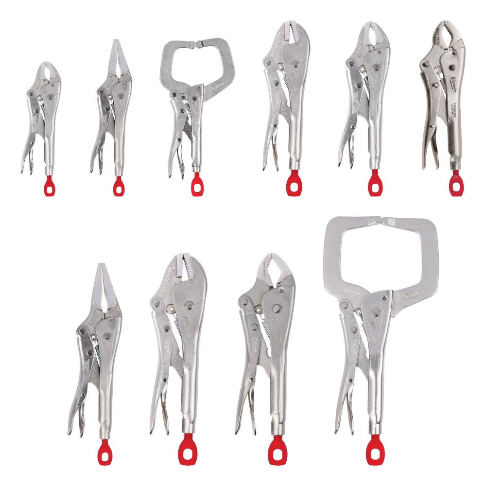 Milwaukee 10Pc TORQUE LOCK Locking Pliers Kit 48-22-3690 from Milwaukee