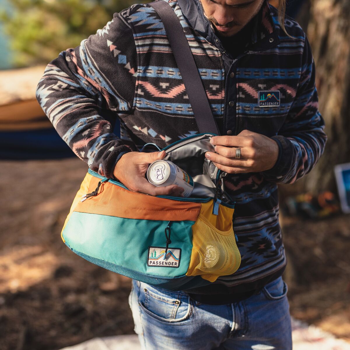 8-Pack Recycled Cooler Bag - Multi Colour