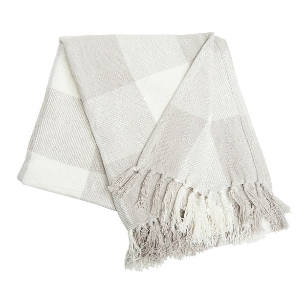 C amp f Home Franklin Pebble Gingham Check Throw Blanket