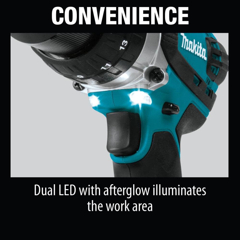 Makita 18V LXT Lithium-Ion Cordless 1/2 in. Driver-Drill (Tool only) XFD03Z from Makita