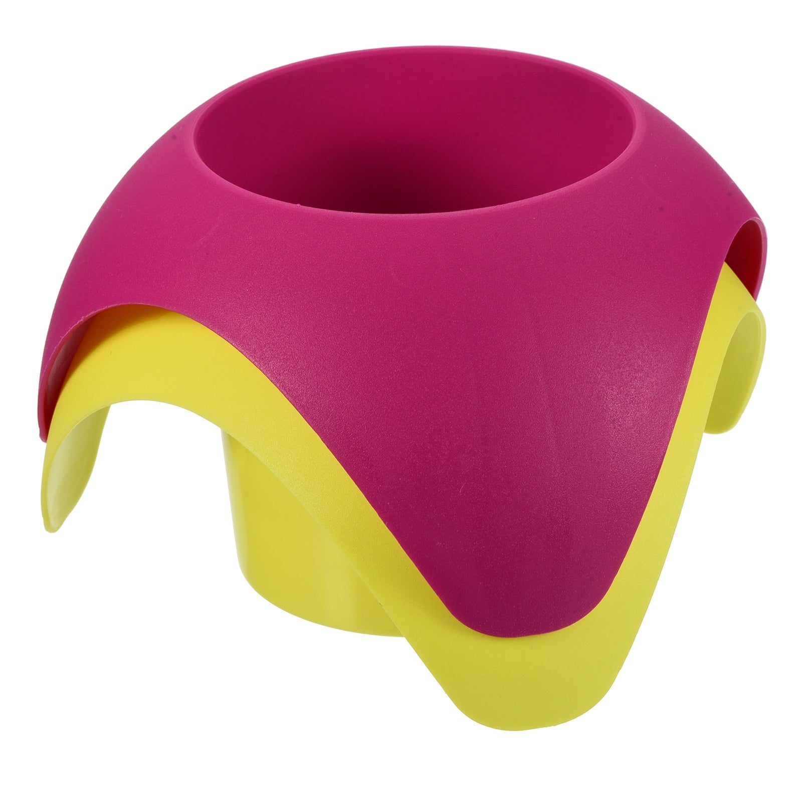 2x Beach Sand Coasters， Drink Cup Holder Beach Accessories， Multicolor - Light Yellow， Rose Red