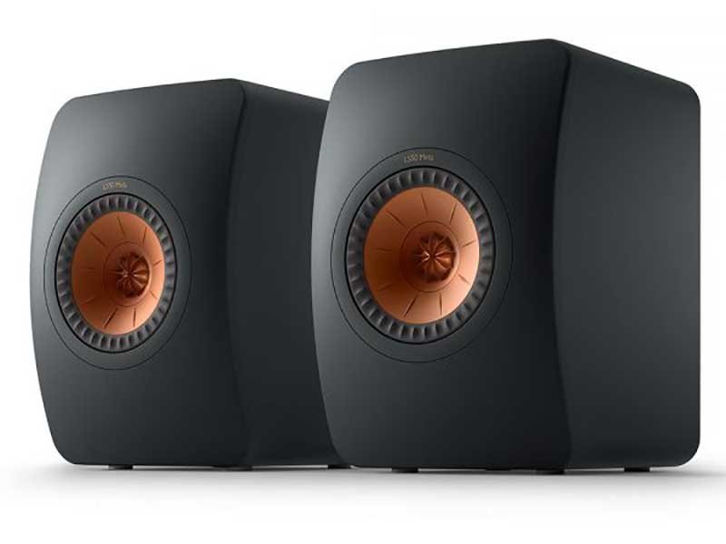 KEF LS50 Meta Carbon Black Bookshelf Speakers (Pair)