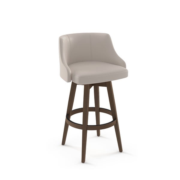 Amisco Nolan Swivel Counter and Bar Stool