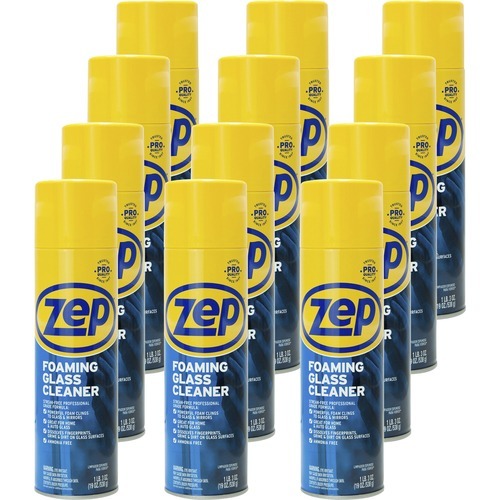 Zep Commercial Foaming Glass Cleaner  ZPEZUFGC19CT