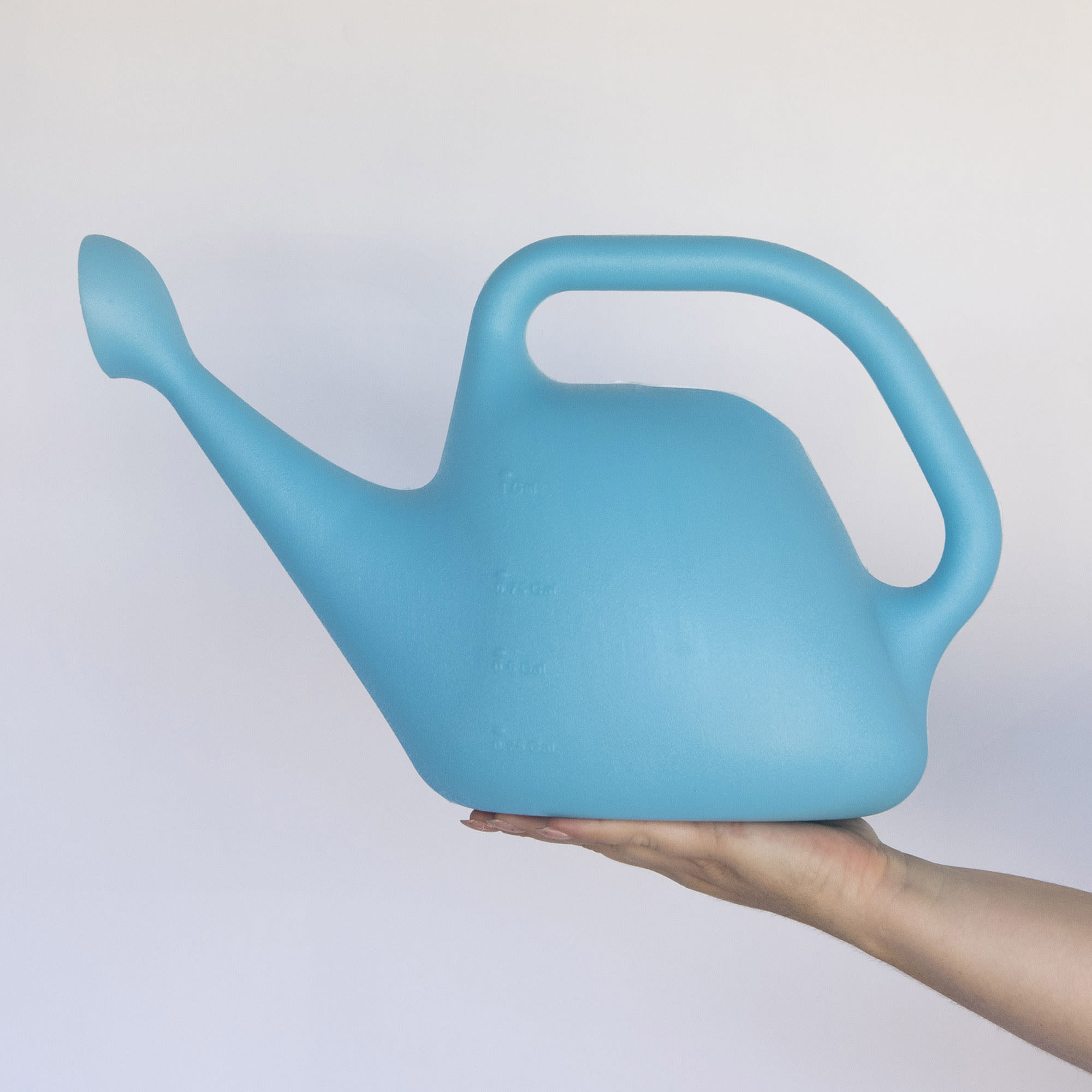 Bloem Translucent Watering Can: 1 Gallon Capacity - Bluebonnet - Easy to See Water Level, Loop Handle, Durable Resin, For Indoor and Outdoor Use, Gardening