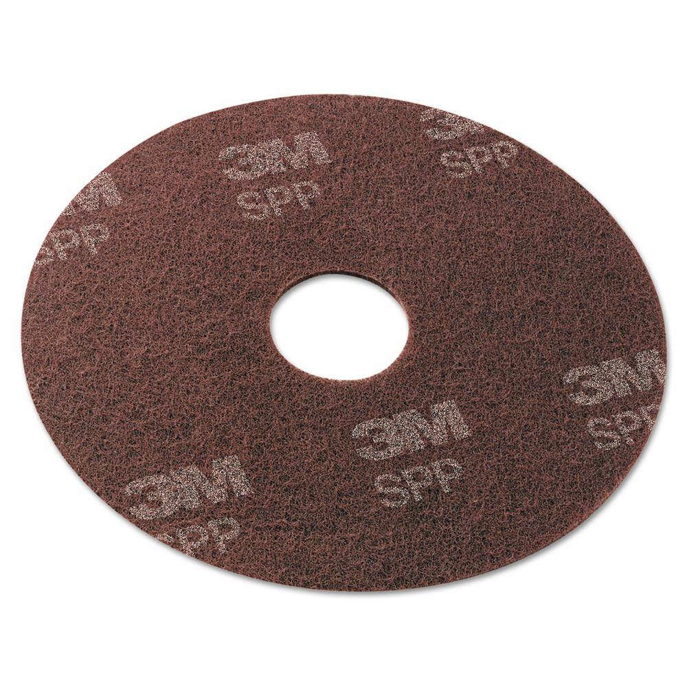 Scotch-Brite Surface Preparation Pad 17 in. Dia Maroon (10-Carton) MMMSPP17