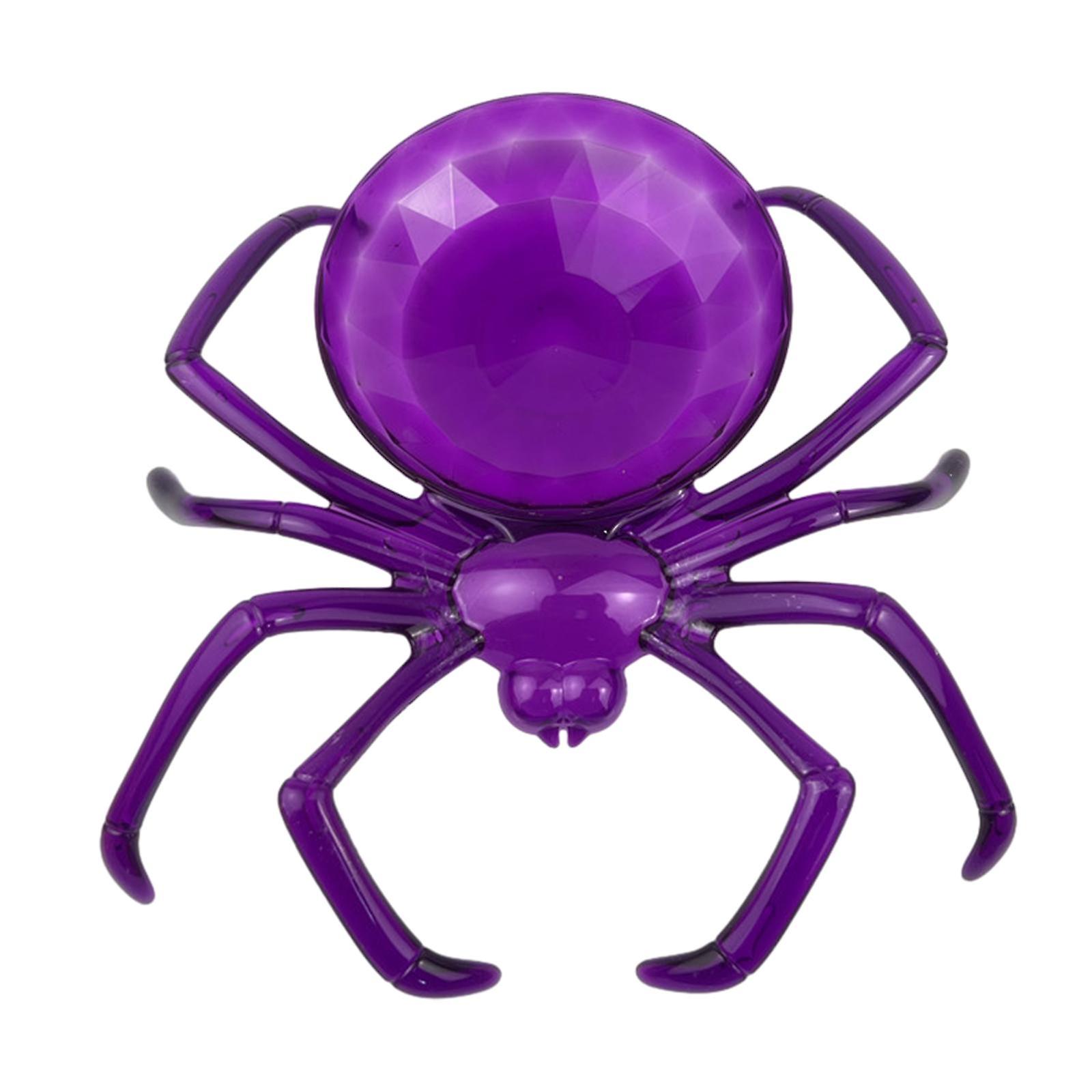 Spider Serving Tray Themed Party Supplies Decorative Food Storage Candy Dish Violet