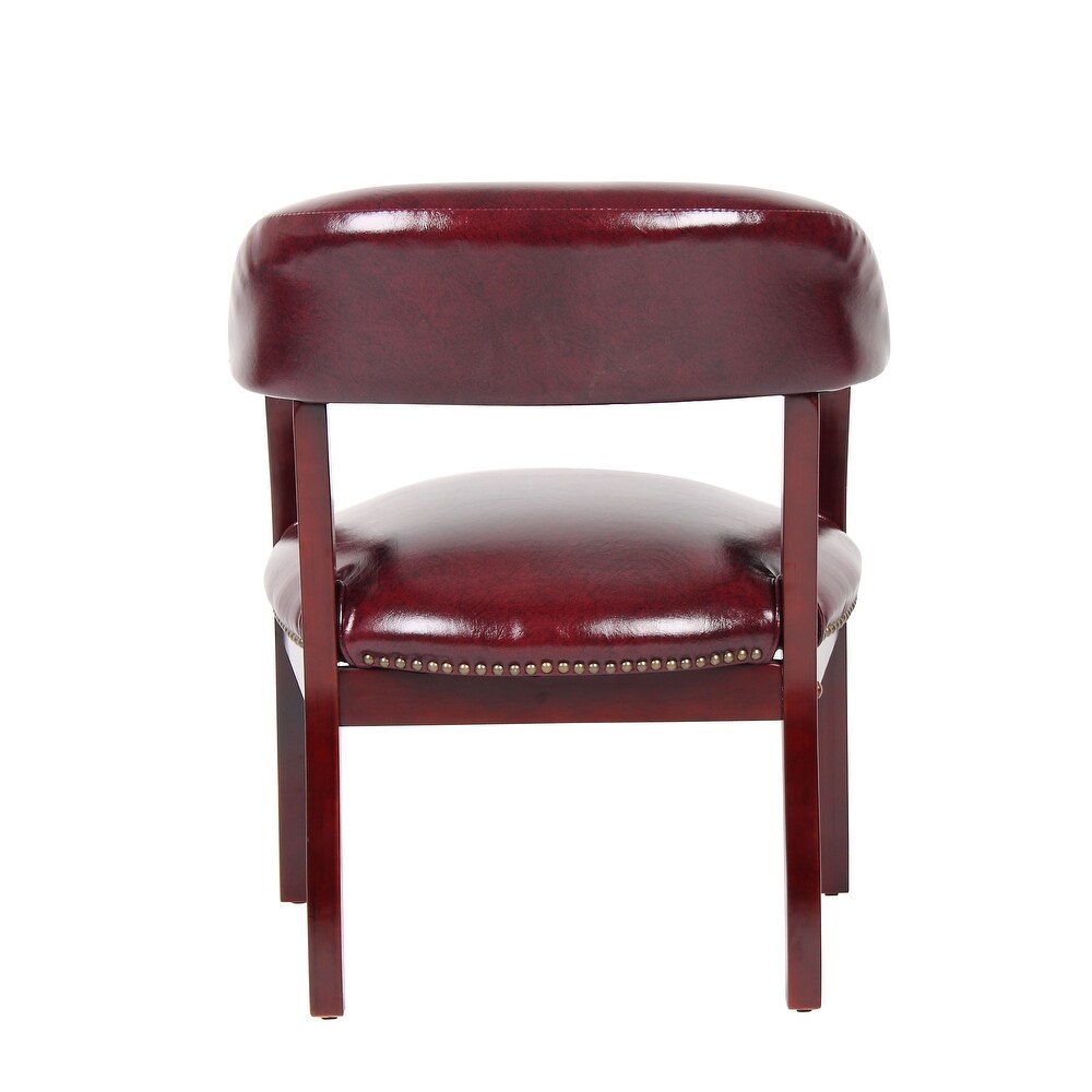 Boss Traditional Mahogany Reception Chair