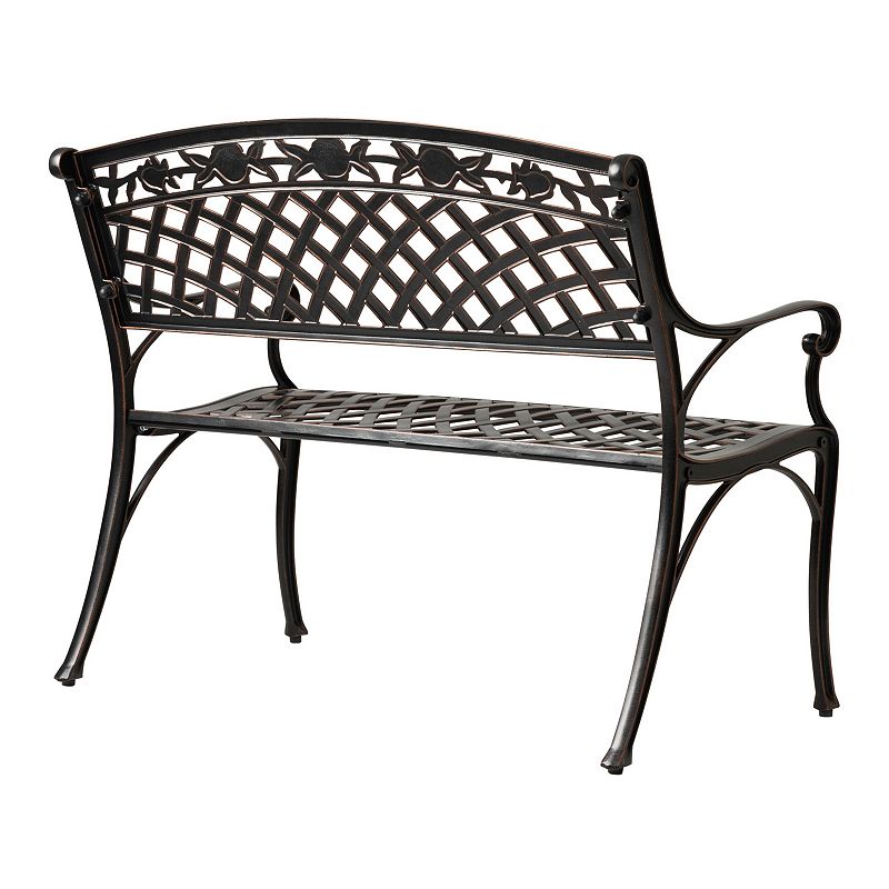 Patio Sense Scarlet Outdoor Bench