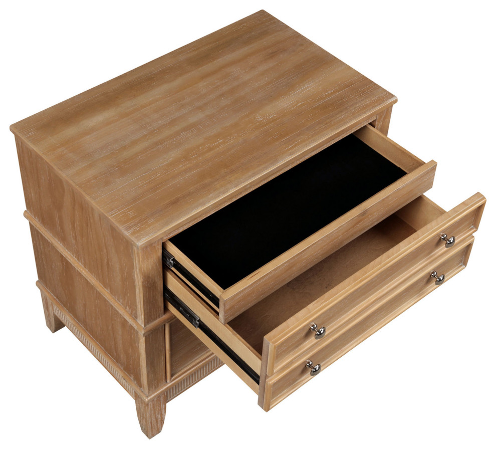 Gewnee Hazel 3 Drawer Hazel 3 Drawer Side Table For Living Room   Modern   Console Tables   by GEWNEE INC  Houzz