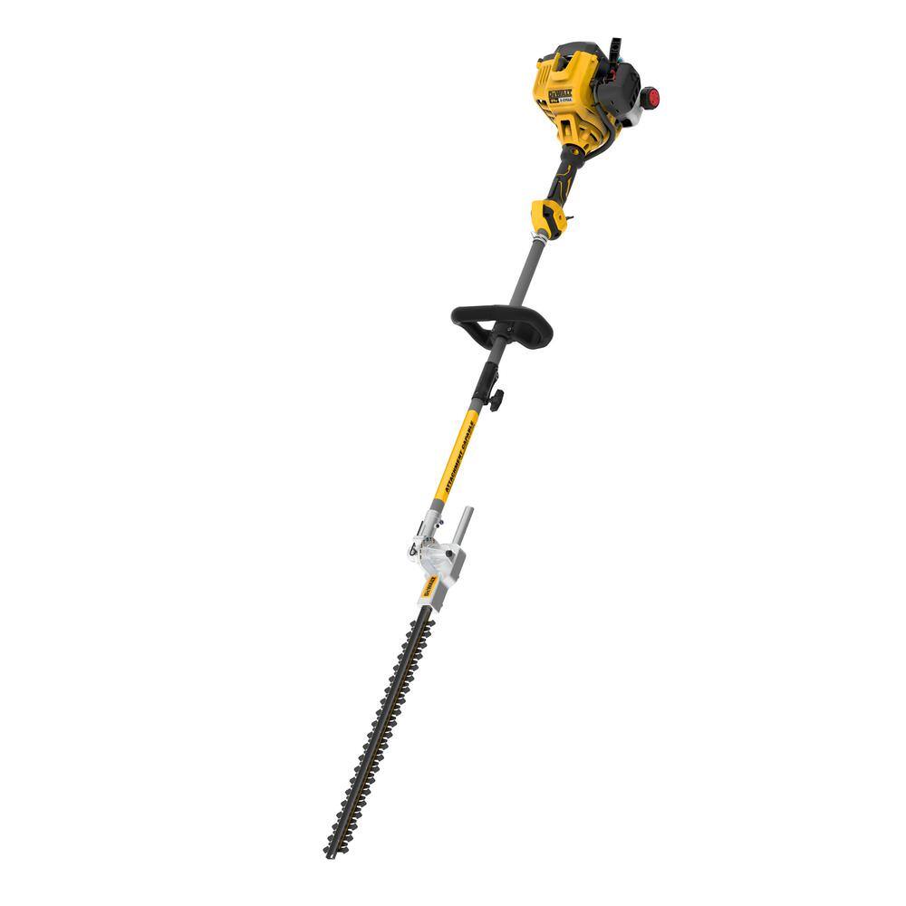 DW 22 in. 27 cc Gas 2-Stroke Articulating Hedge Trimmer with Attachment Capabilities DXGHT22