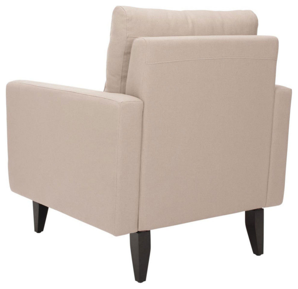 Rodney Mid Century Modern Club Chair Taupe   Midcentury   Armchairs And Accent Chairs   by V.S.D Furniture  Houzz