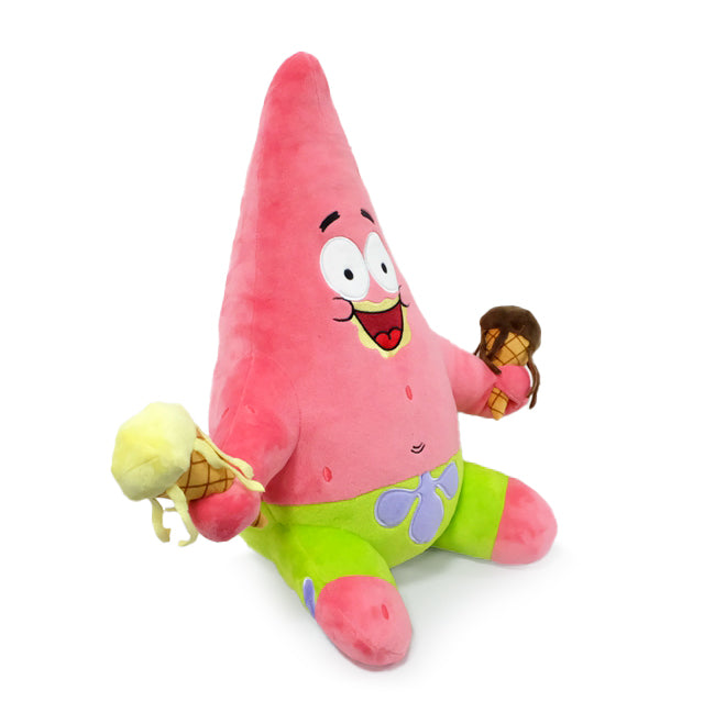 SpongeBob Patrick Star with Ice Cream HugMe Plush by Kidrobot