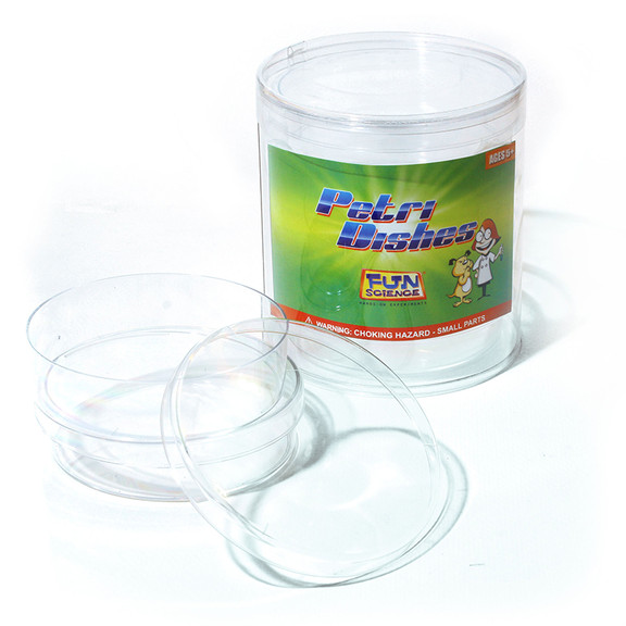 Fun Science FI PLG2 Petri Dishes Extra Deep Pack O...