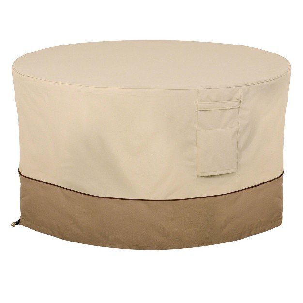 Round Fire Pit Table Cover