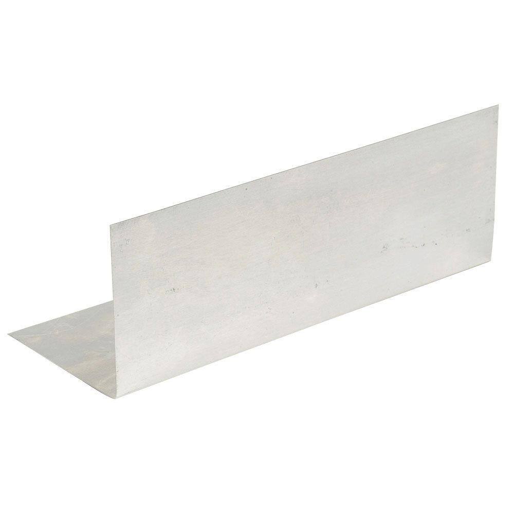 2 in. x 3 in. x 7 in. Galvanized Steel Step Flashing Prebent 100CTN 70723