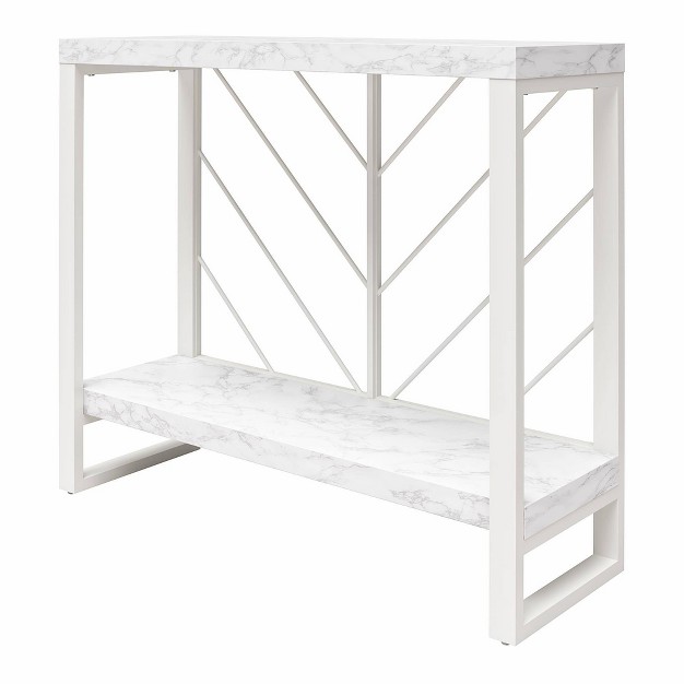 Brielle Console Table Marble Cosmoliving By Cosmopolitan